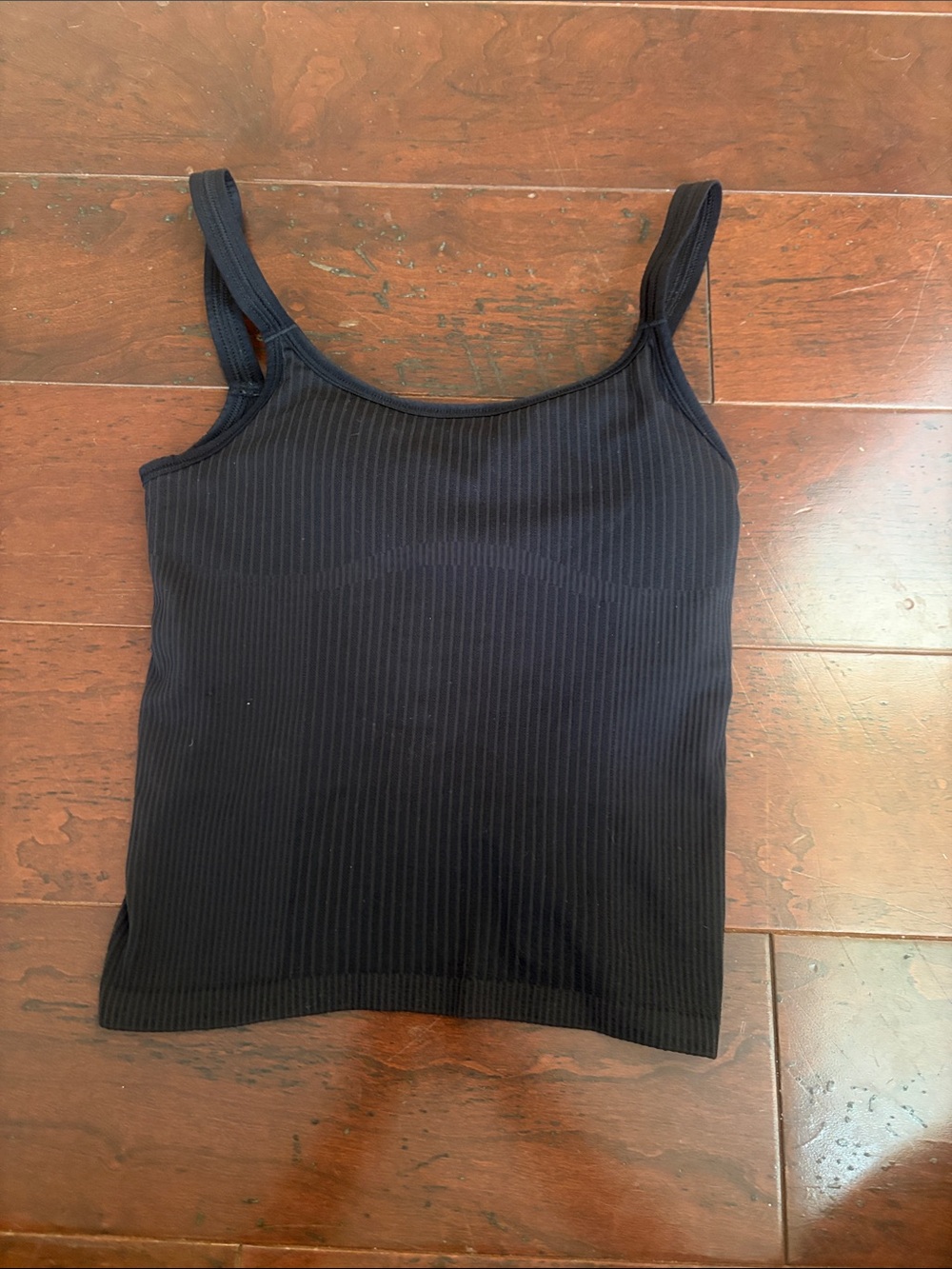 lululemon athletica Black Ribbed Camisole Tank